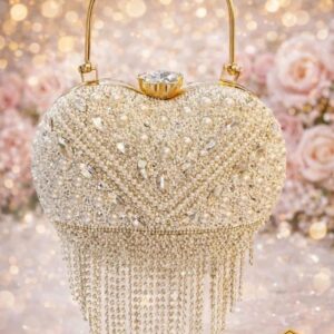 Women Party Golden Clutch